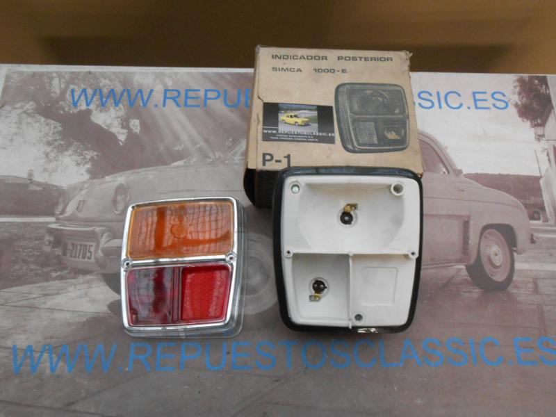 ISI34 PILOTO TRASERO DERECHO SIMCA 1000 2ª SERIE MARCO METALIZADO
