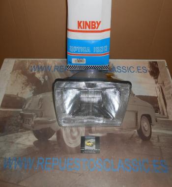 ISE02 OPTICA FARO IZQUIERDO KINBY ELMA H4 SEAT 131 SUPERMIRAFIORI FIAT ARGENTA REF. YFE1848
