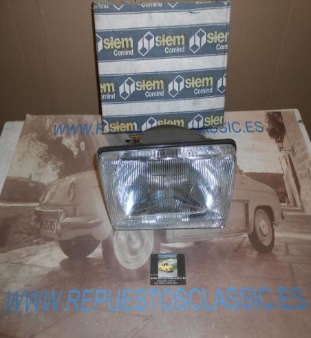 ISE06 OPTICA FARO DERECHO SIEM H4 SEAT 131 SUPERMIRAFIORI FIAT ARGENTA