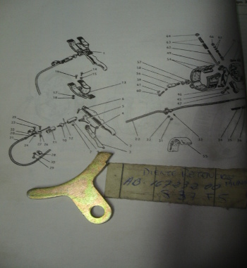 COF15 AB 16723200 DIENTE RETENCION PALANCA FRENO SEAT 1400 (FIG. 5)