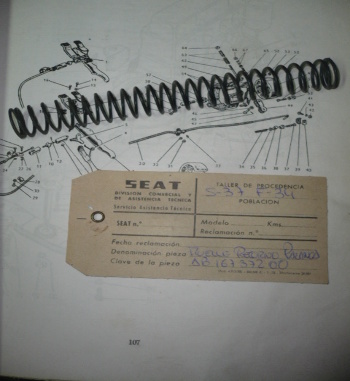 COF15 AB 16737200 MUELLE RETORNO PALANCA FRENO MANO SEAT 1400 (FIG. 34)