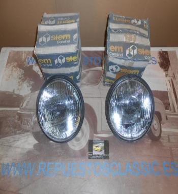 ISE39 JUEGO OPTICAS FAROS SIEM H4 SEAT RITMO
