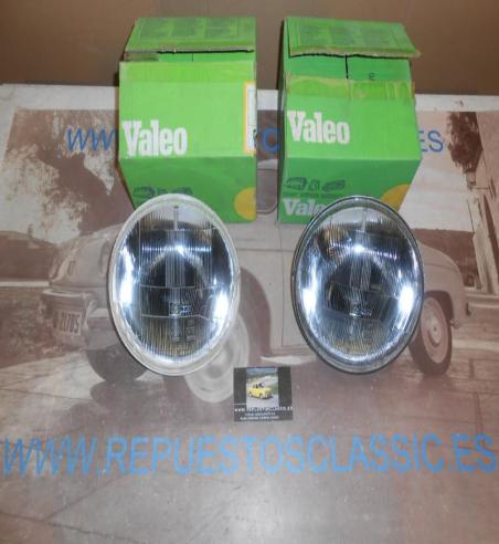ISE43 JUEGO OPTICAS FAROS PASA CIBIE SEAT RITMO FOCO EUROPEO E9 REF. VALEO 061715