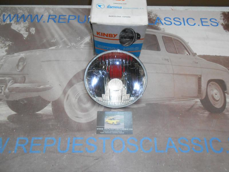ISE54 OPTICA FARO LUZ LARGA KINBY CARELLO FOCO EUROPEO SEAT 1500 BIFARO , 124 SPORT , DODGE DART 3700