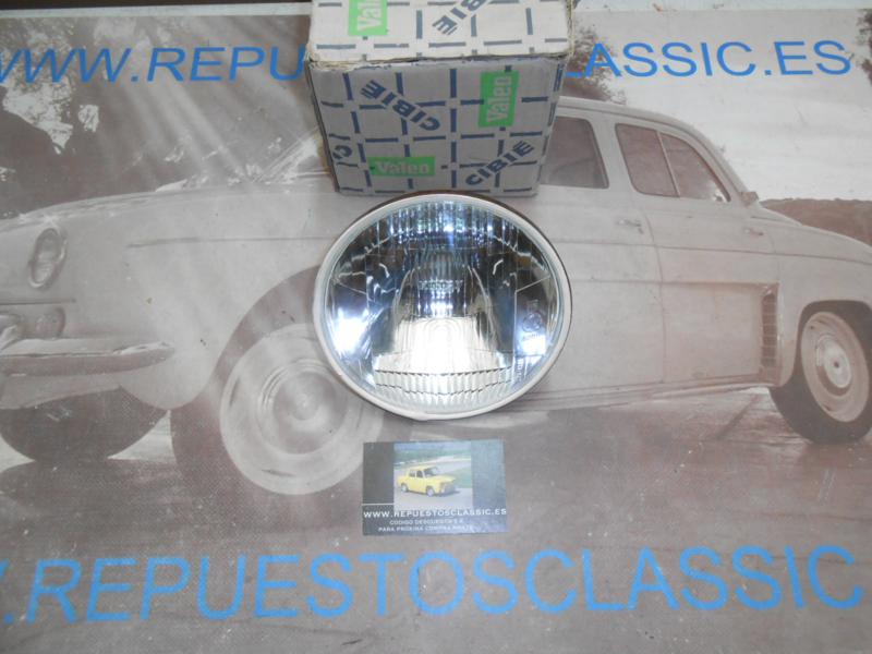 ISE56 OPTICA FARO LUZ LARGA KINBY H1 SEAT 1500 BIFARO , 124 SPORT , DODGE DART 3700