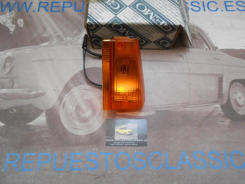 ISE140 PILOTO INTERMITENTE DELANTERO IZQUIERDO SEAT 1200 SPORT BOCANEGRA MARCA GEMO