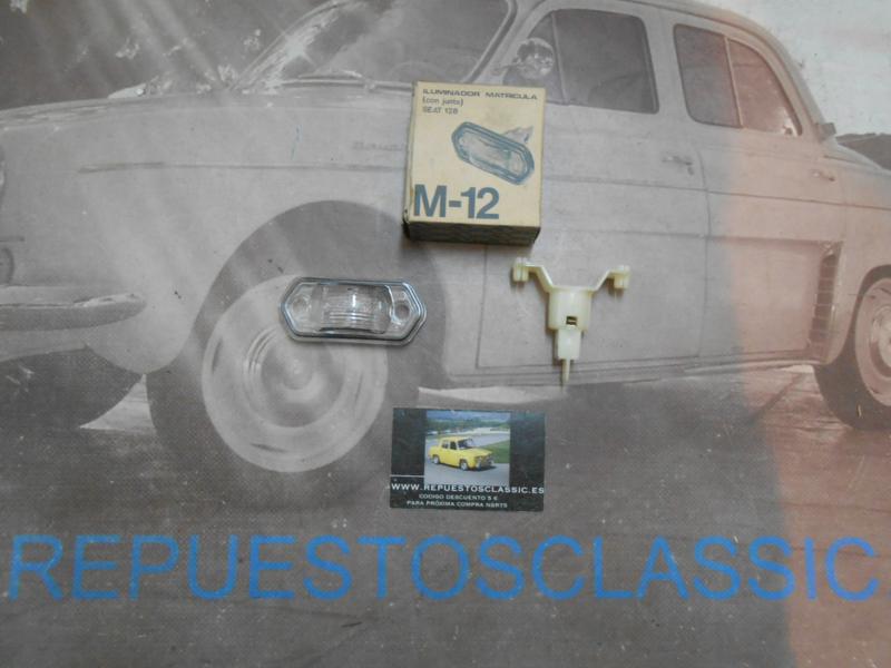 ISE158 PILOTO LUZ MATRÍCULA SEAT 128 MARCA GEMO