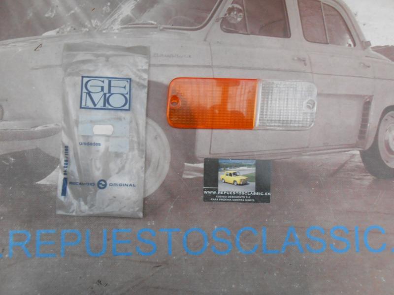 ISE199 TULIPA PILOTO DELANTERO DERECHO SEAT 131 BICOLOR BLANCO-AMBAR