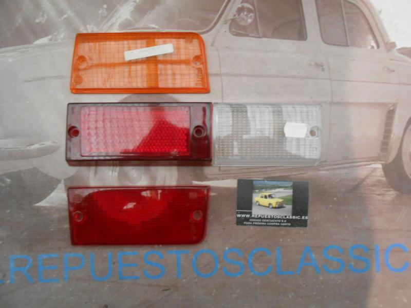 ISE207 JUEGO 4 TULIPAS PILOTO TRASERO IZQUIERDO SEAT 131 1ª SERIE