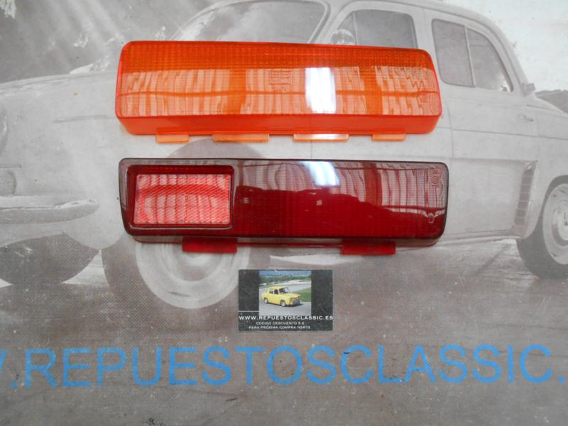 ISE412 JUEGO 2 TULIPAS PILOTO TRASERO DERECHO SEAT 124 SPORT COUPE 1600