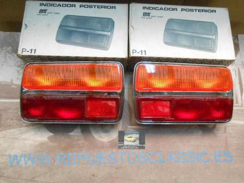 ISE417 JUEGO PILOTOS TRASEROS SEAT 124 SPORT COUPE 1600