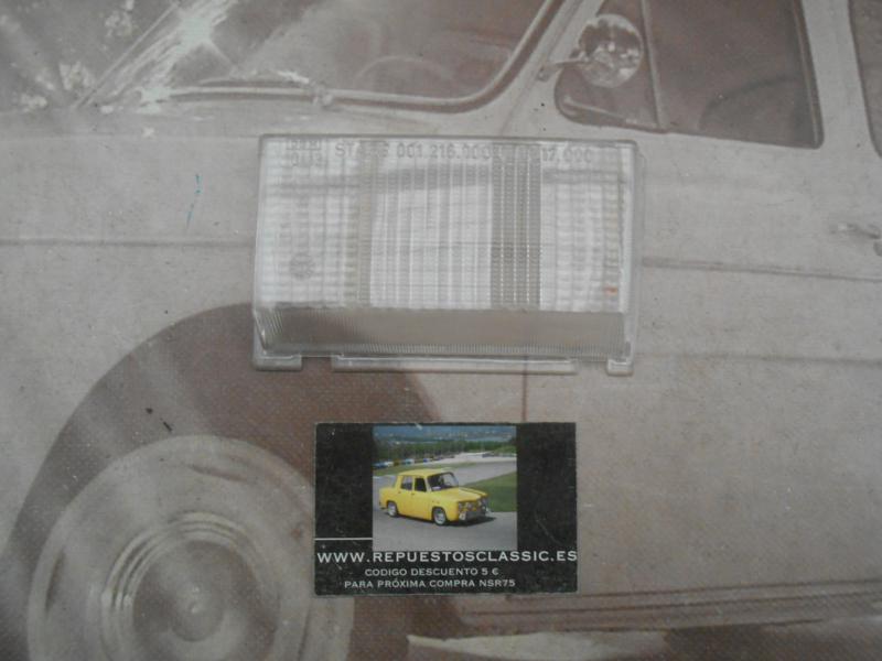 ISE437 TULIPA BLANCA LUZ MARCHA ATRAS PILOTO TRASERO DERECHO SEAT 124 SPORT COUPE 1800