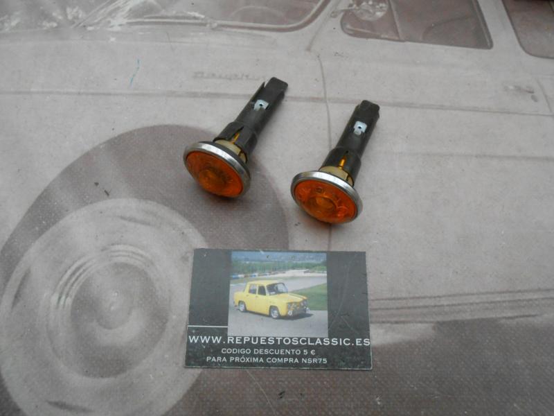 ISE455 JUEGO PILOTOS INTERMITENTES LATERALES PLANOS SEAT 132, 133, 127, 124, 124 SPORT 1600, 1200 SPORT