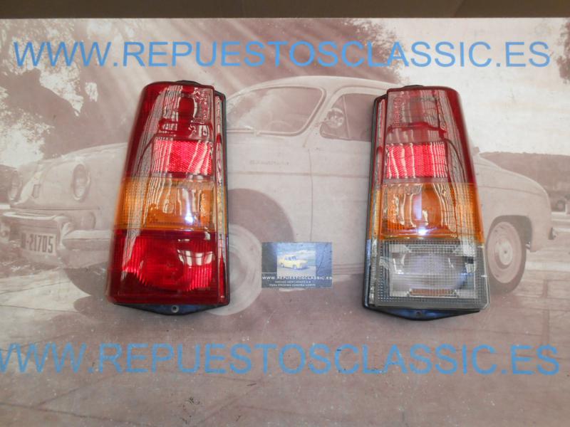 ISE515 JUEGO TULIPAS PILOTOS TRASEROS SEAT PANDA 80->86