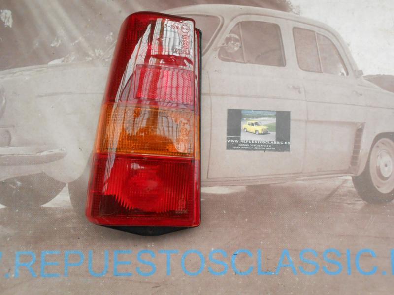ISE525 TULIPA PILOTO TRASERO IZQUIERDO SEAT PANDA 80->86 SIN PORTALAMPARAS YORKA 62417