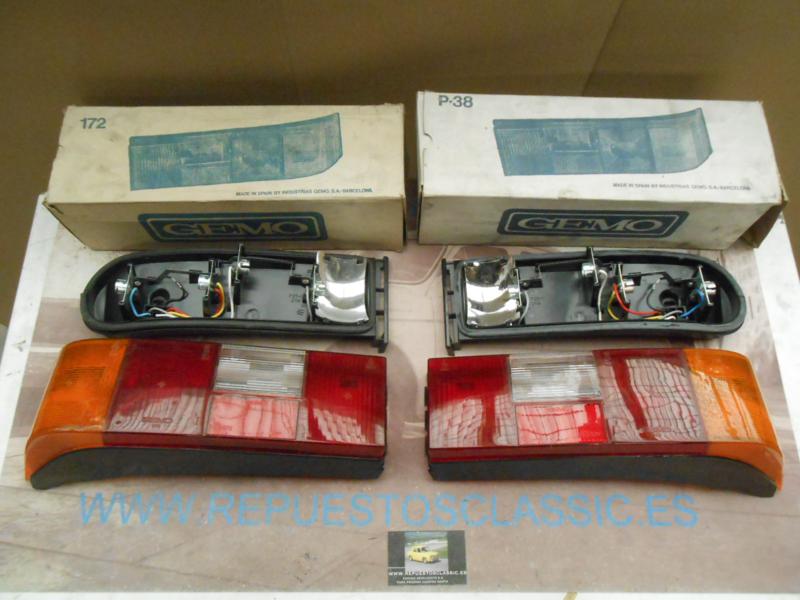 ISE538 JUEGO PILOTOS TRASEROS GEMO SEAT FURA