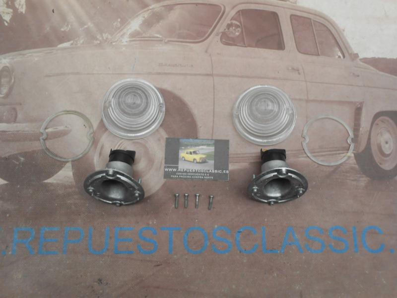 ISE560 JUEGO PILOTOS DELANTEROS SEAT 600 E , L METALICOS