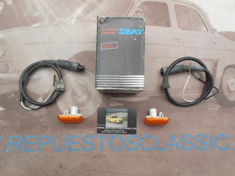 ISE624 JUEGO PILOTOS INTERMITENTES LATERALES SEAT MARBELLA , TERRA , IBIZA 84-> CON CABLEADO ORIGINAL SEAT