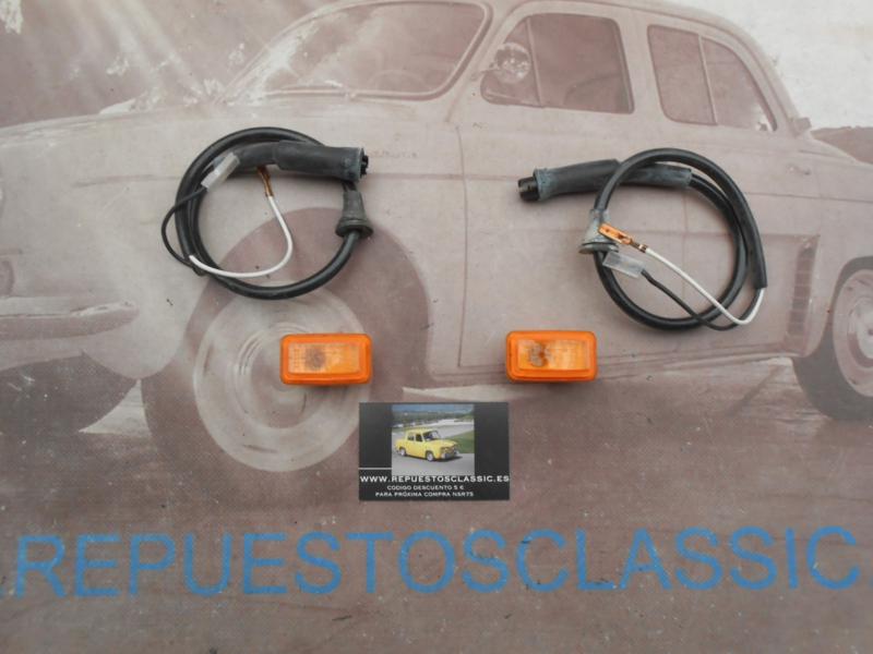 ISE624 JUEGO PILOTOS INTERMITENTES LATERALES SEAT MARBELLA , TERRA , IBIZA 84-> CON CABLEADO ORIGINAL SEAT