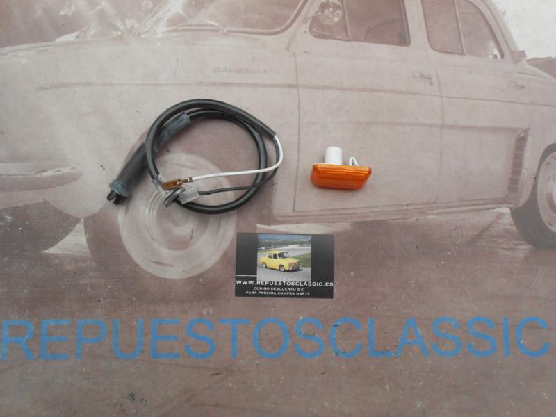 ISE625 PILOTO INTERMITENTE LATERAL SEAT MARBELLA , TERRA , IBIZA 84-> ORIGINAL SEAT CON CABLEADO