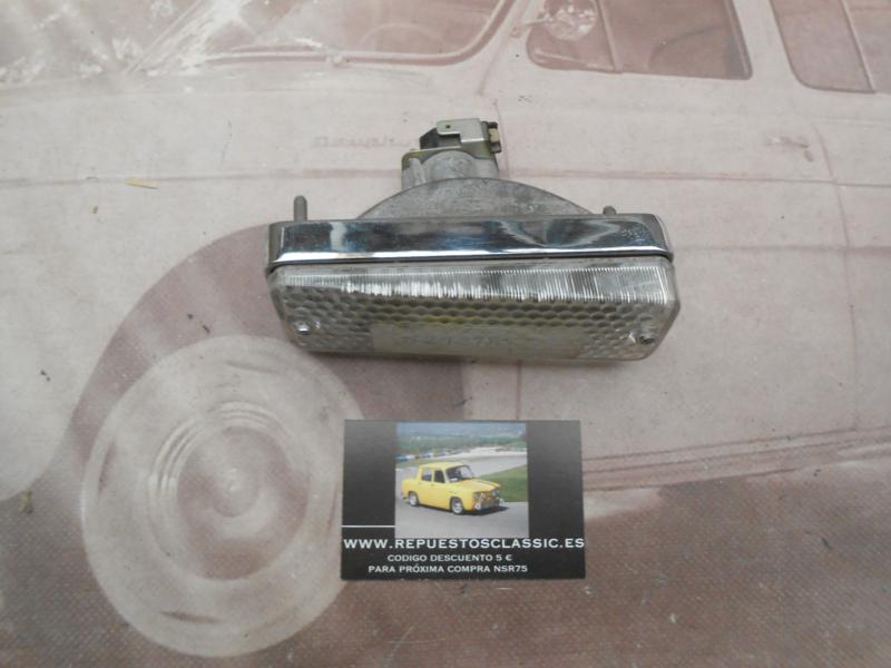 ISE648 PILOTO DELANTERO SEAT 124 SPORT 1600 , SEAT 850 COUPE METAL CROMO