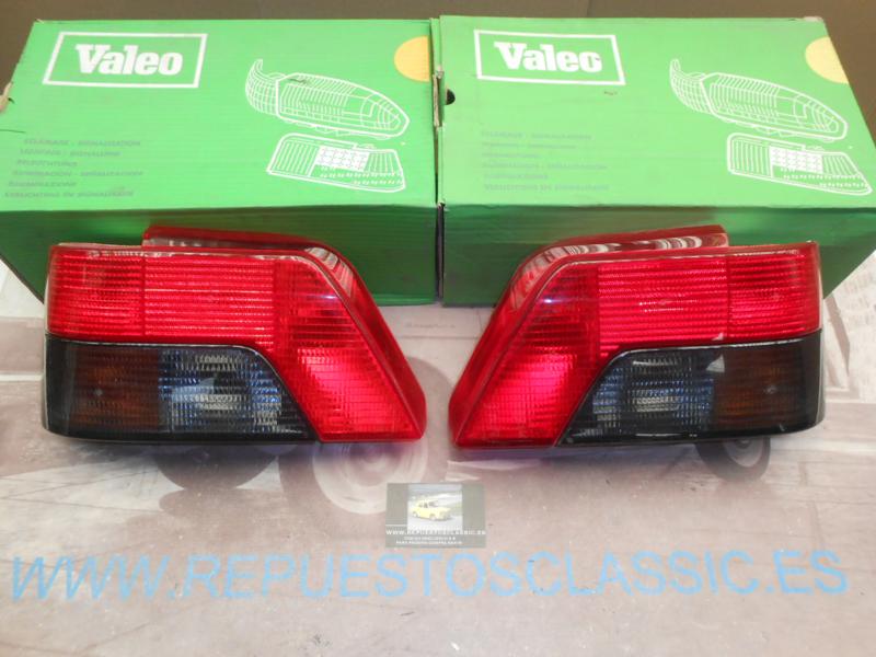 IP73P3 JUEGO PILOTOS TRASEROS PEUGEOT 309 89->94 VALEO 084283 / 084284 SIN PORTALAMPARAS