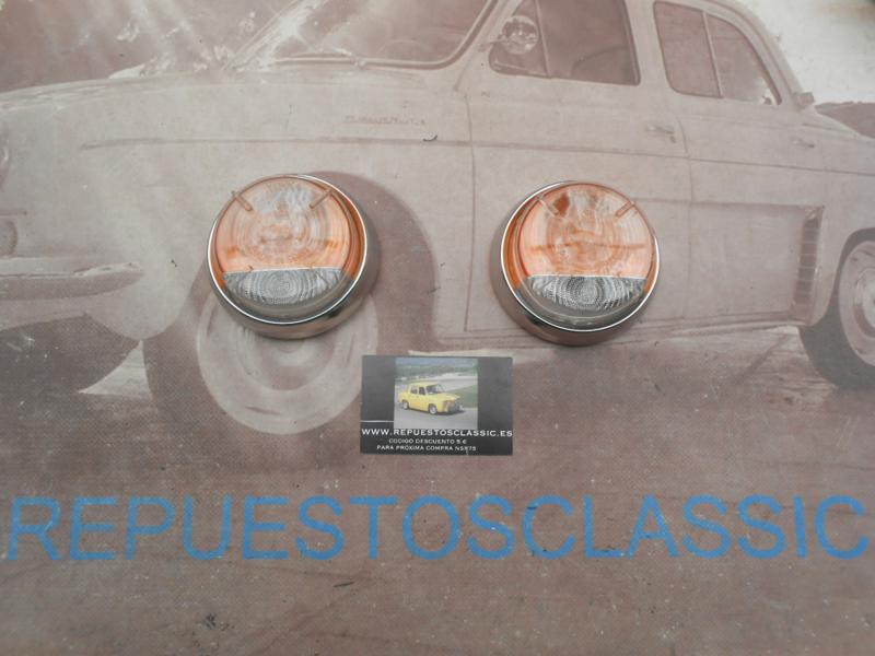 IA26 JUEGO TULIPAS PILOTOS DELANTEROS YORKA BICOLOR AUSTIN MG 1100 , 1300 CON CERQUILLO