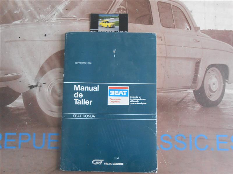 L66 MANUAL ORIGINAL DE TALLER SEAT RONDA