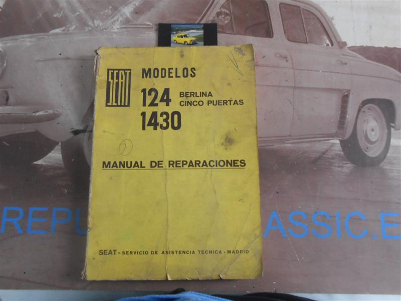 L67 MANUAL ORIGINAL DE REPARACION SEAT 124, 1430