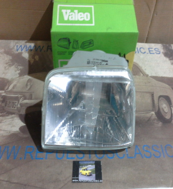 05P11 FARO IZQUIERDO H4 RENAULT SUPERCINCO VALEO 061306 REGULACION POR CABLE (SIN TAPA POSTERIOR)