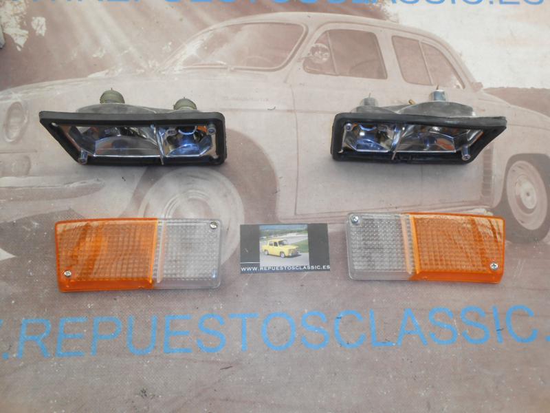 IRE81 JUEGO PILOTOS DELANTEROS RENAULT 5 ANTIGUO HASTA EL 81