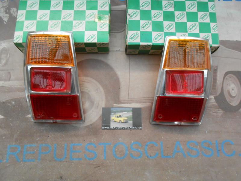 IRE144 JUEGO TULIPAS PILOTOS TRASEROS RENAULT 6 1ª SERIE YORKA