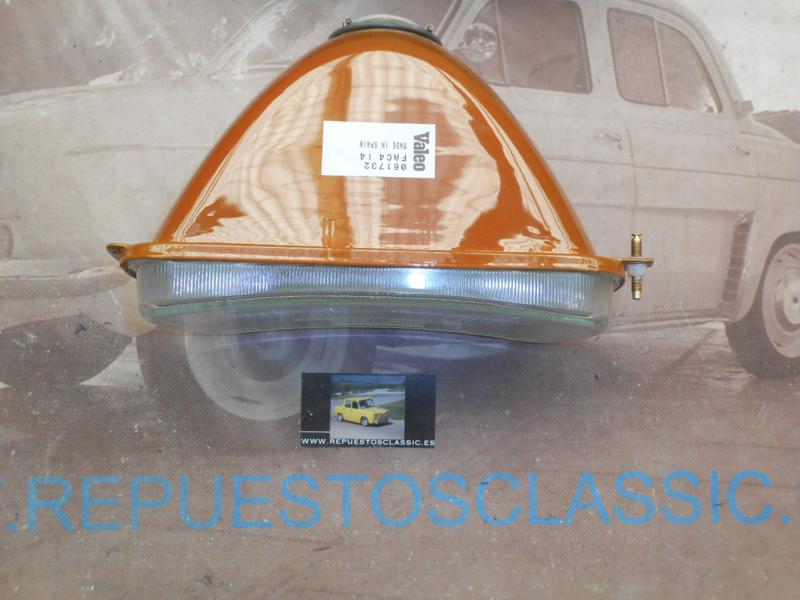 IRE224 OPTICA FARO RENAULT 10 , 12 , 15 , 16 , AUSTIN VICTORIA , CIBIE FOCO EUROPEO ( CRISTAL CONCAVO )