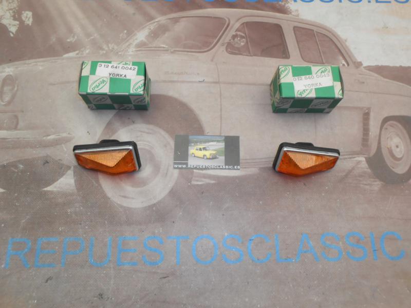 IRE263 JUEGO PILOTOS INTERMITENTES LATERALES RENAULT 6, 12 YORKA
