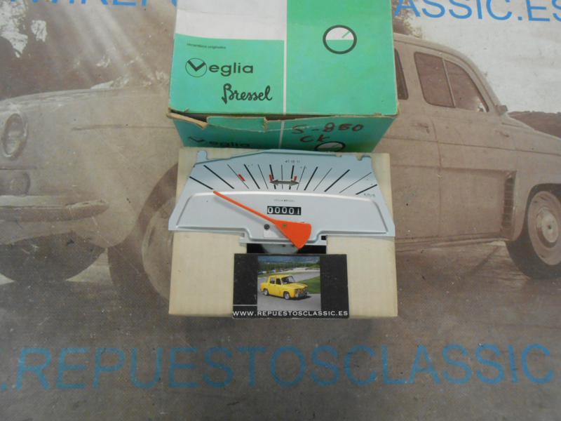 CK45 VELOCIMETRO CUENTAKILOMETROS SEAT 850 , VEGLIA 411811