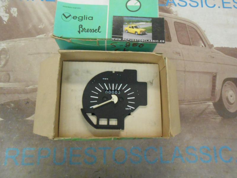 CK38 VELOCIMETRO CUENTAKILOMETROS SEAT 127 CLX , VEGLIA 411879