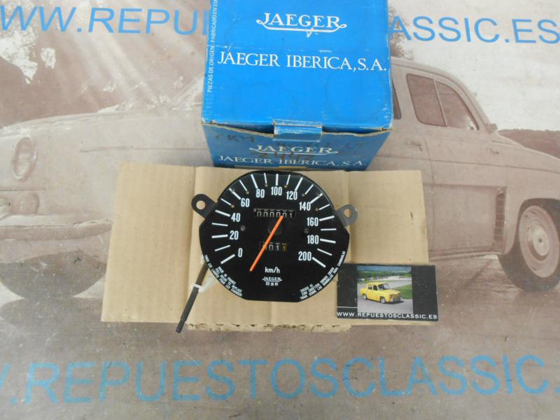 CK52 VELOCIMETRO CUENTAKILOMETROS TALBOT HORIZONT GL 200 Km/h , JAEGER 2442