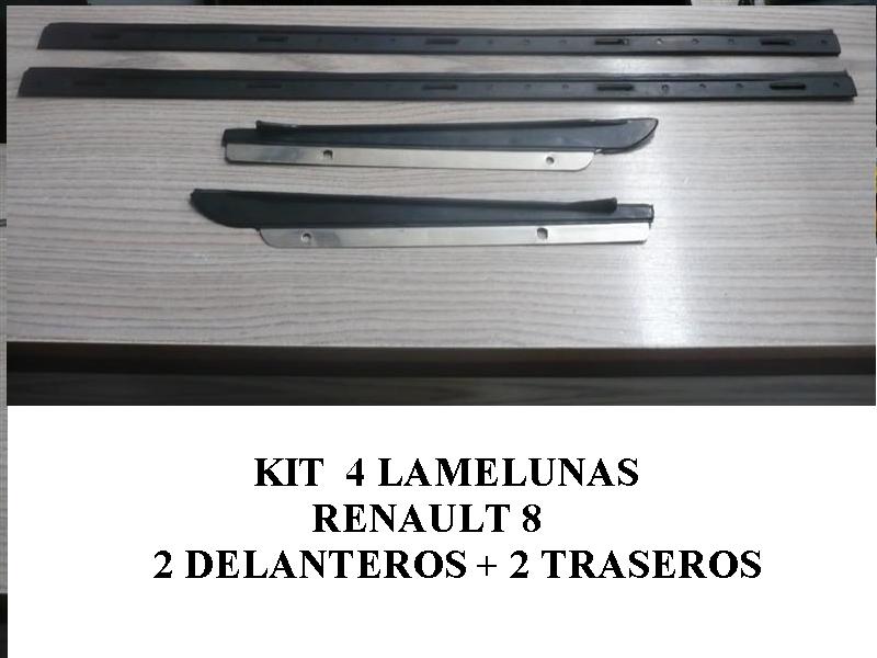 MC4426* KIT LAMELUNAS RENAULT 8, RENAULT 10 INCLUYE LOS LAMELUNAS CON FELPA INTERIORES