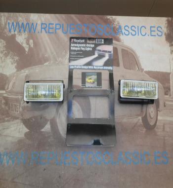 47P8 JUEGO FAROS H3 LARGO ALCANCE ANTINIEBLA AMARILLO , RAYDYOT DLM6021 5012808003270 MEDIDA : 15 x 6 cm