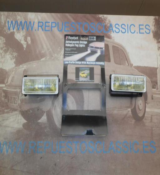 47P8 JUEGO FAROS H3 LARGO ALCANCE ANTINIEBLA AMARILLO , RAYDYOT DLM6021 5012808003270 MEDIDA : 15 x 6 cm