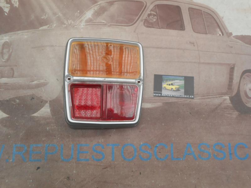 ISI67 TULIPA PILOTO TRASERO IZQUIERDO SIMCA 1000 2ª SERIE MARCO GRIS