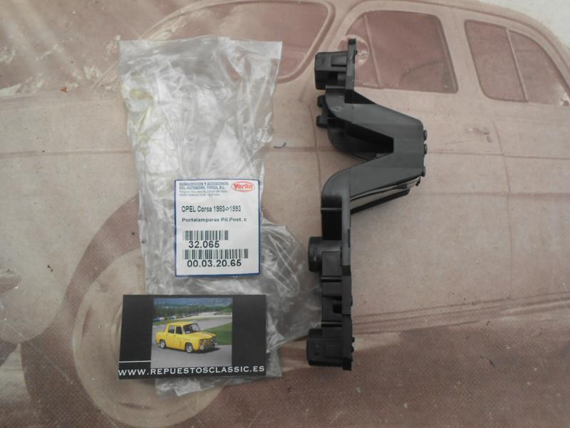 67P8 PORTALAMPARAS PILOTO TRASERO DERECHO OPEL CORSA A 83>93 , YORKA 32065