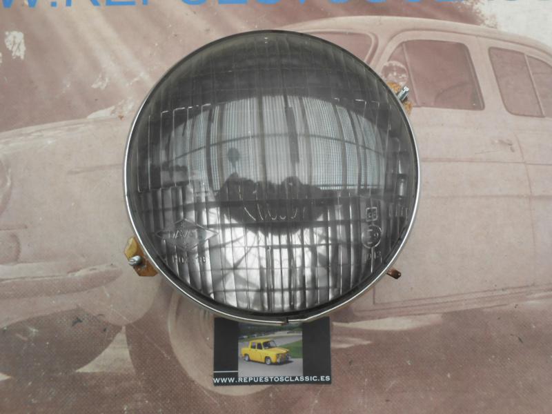 69P8 OPTICA FARO NEGRO DAVAL ADAPTABLE A SEAT 850 Y 124 , FOCO EUROPEO