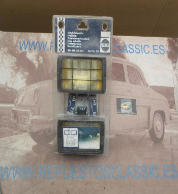 107P8 JUEGO COMPLETO FAROS ANTINIEBLA UNIVERSAL H3 OPTILUX 1NN005428821