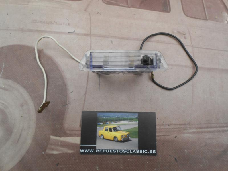 ISE674 PILOTO LUZ CORTESIA RETROVISOR INTERIOR SEAT 124 , 127 , 133 , 600 , 850 CON INTERRUPTOR