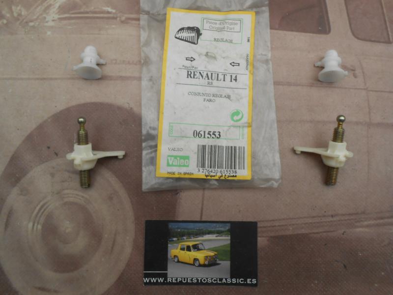 IRE334 CONJUNTO REGULACION FARO RENAULT 14 VALEO 061553