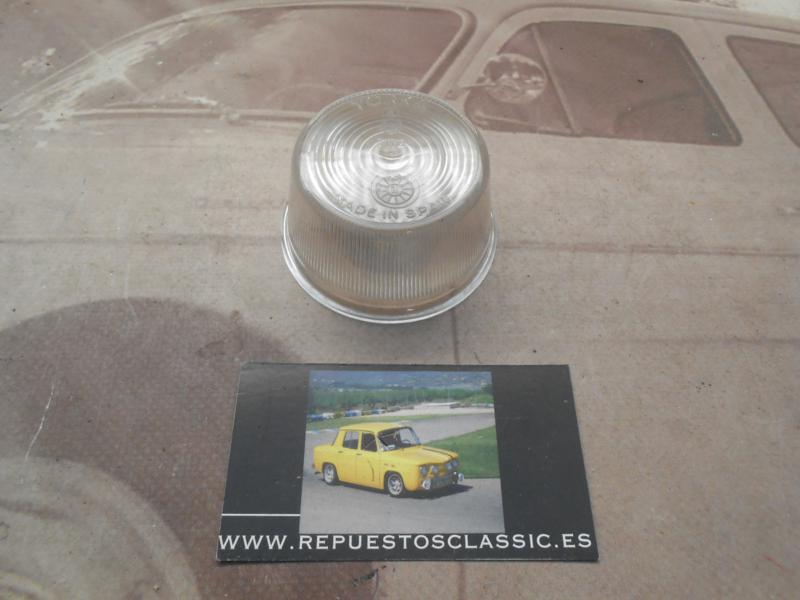 PI450P2 TULIPA PILOTO REDONDO BLANCO CAMION TRACTOR REMOLQUE CARAVANA MEDIDA 64x33mm