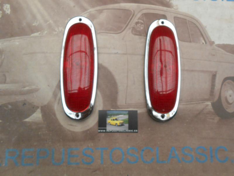PI485P2 JUEGO TULIPAS PILOTO TRASERO ROJO AUTOBUS SETRA ANTIGUO