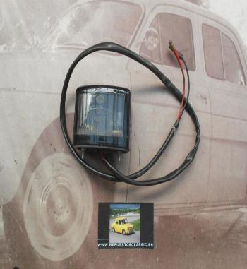 Pi540P2 PILOTO LUZ MATRICULA UNIVERSAL CAMION TRACTOR REMOLQUE CARAVANA , HELLA MEDIDAS 80x45x60mm CABLE 80cm