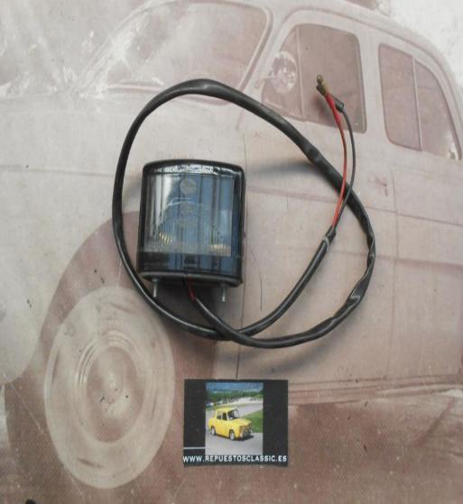 Pi540P2 PILOTO LUZ MATRICULA UNIVERSAL CAMION TRACTOR REMOLQUE CARAVANA , HELLA MEDIDAS 80x45x60mm CABLE 80cm